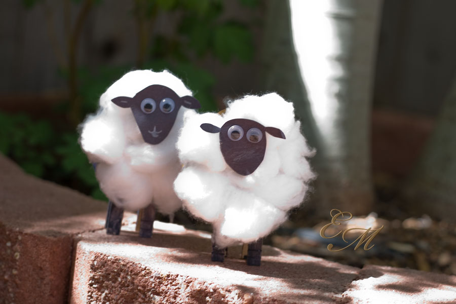 Cotton Ball Sheep Activity - Evolving Motherhood