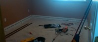tearing apart the guest bedroom