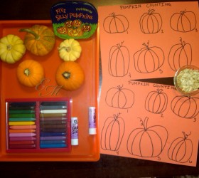 Fall Pumpkin Activity Supplies
