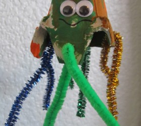 Egg Carton Octopus