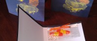 candy corn footprint craft