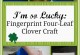 Adorable St Patrick's Day fingerprint card craft