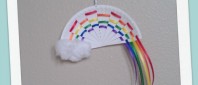 Springtime rainbow craft