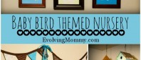 Simple touches to make a baby bird themed nursery