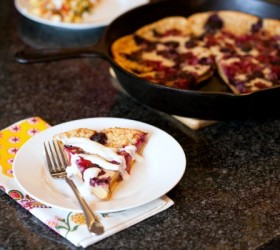triple berry puff pancake