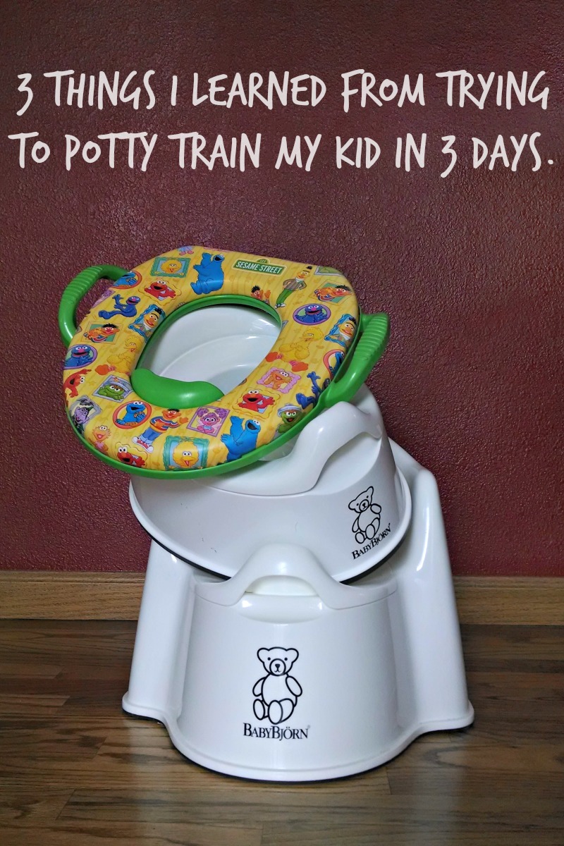 3 Things I Learned From Trying to Potty Train in 3 Days Evolving