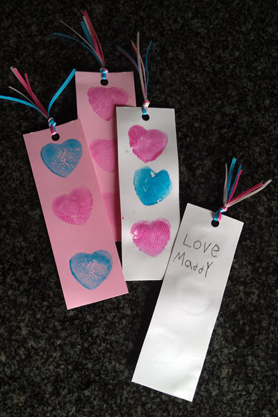 valentine's day bookmarks