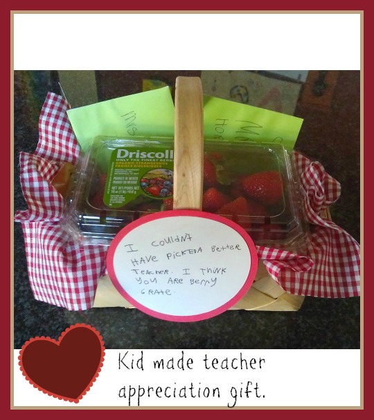 Let your child make their own teacher appreciation gift. Their teacher will love that it was made by their little hands. 