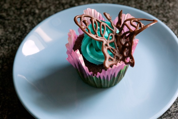 butterfly birthday party cupcakes