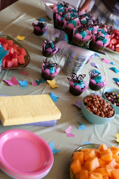 butterfly birthday party food