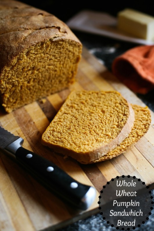 whole wheat pumpkin sandwich bread recipe