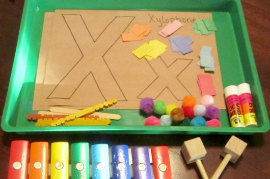 letter X preschool activity