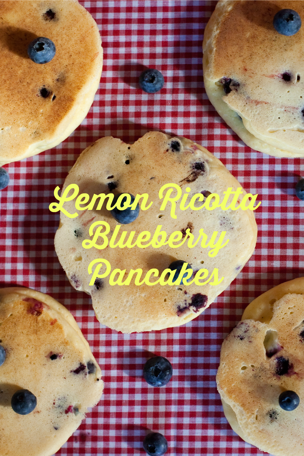 yw Lemon ricotta blueberry pancakes