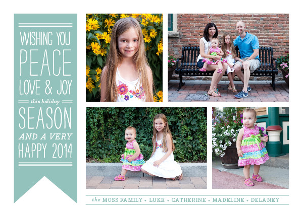 holiday photo cards from Minted