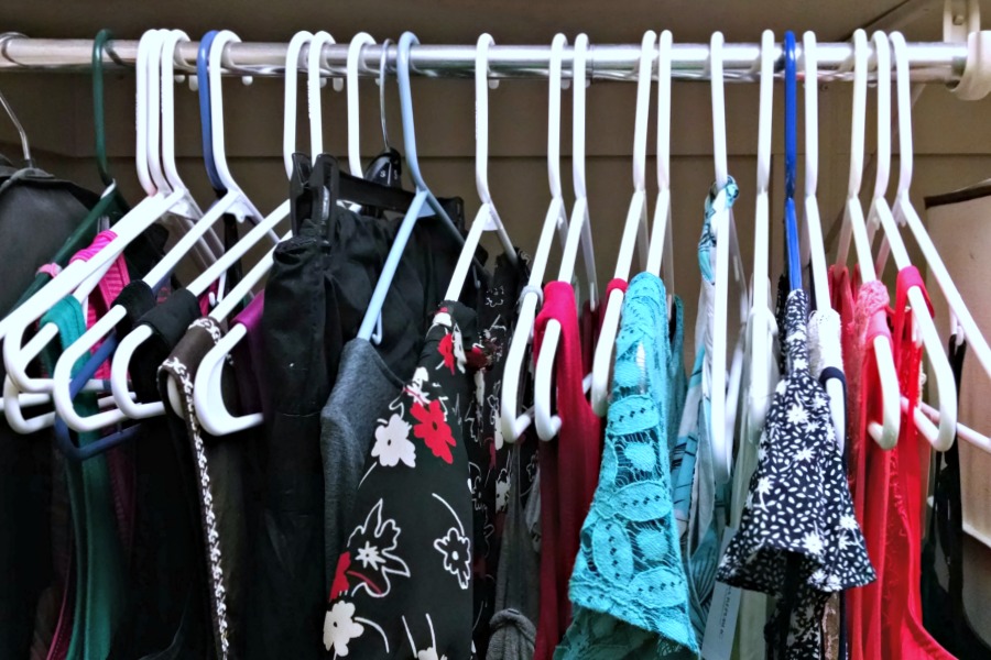 My closet makeover using The Life-Changing Magic of Tidying Up