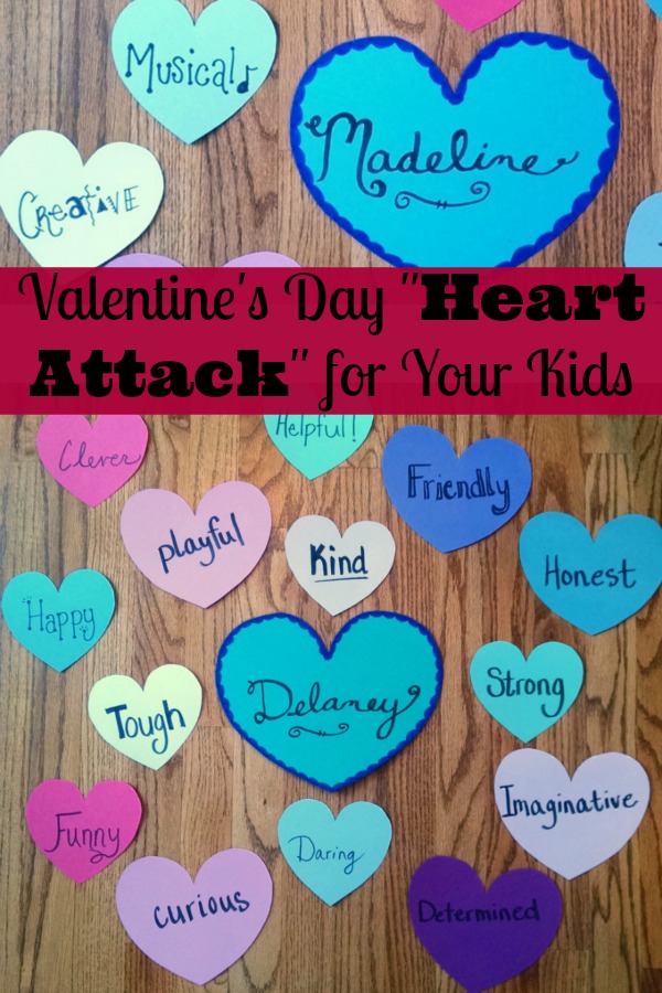 I love this Valentine's Day Heart Attack for your kids. My kids would love this!