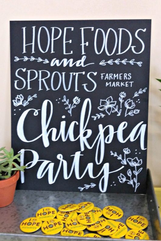 #SFMChickpeaParty with HOPE Foods and Sprouts